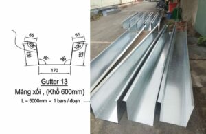 Thi Công Máng Xối Tại Dĩ An Bình Dương